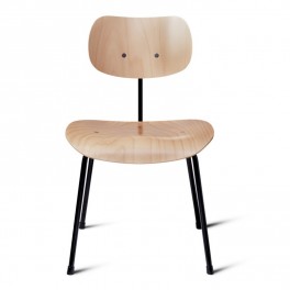 SE68 CHAIR, BEEK, BLACK , BLACK COATED FRAME, PLEASE WAIT TO BE SEATED SE68 CHAIR, BEEK, BLACK , BLACK COATED FRAME, PLEASE WAIT TO BE SEATED