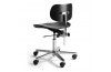 S197R OFFICE CHAIR, BLACK, CHROME, PLEASE WAIT TO BE SEATED