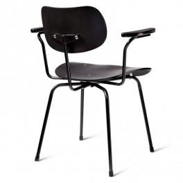 SE68 ARMCHAIR, BLACK, POWDERCOATED BLACK FRAME, PLEASE WAIT TO BE SEATED SE68 ARMCHAIR, BLACK, POWDERCOATED BLACK FRAME, PLEASE WAIT TO BE SEATED