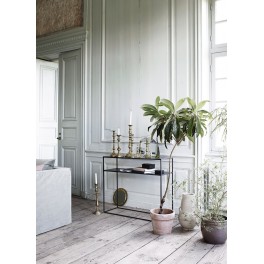 METAL KONSOL BORD MED HYLDE, TINE K HOME METAL KONSOL BORD MED HYLDE, TINE K HOME