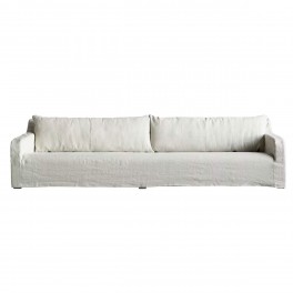 SOFA MED AFTAGELIGT BETRÆK, SAND, 290 CM SOFA MED AFTAGELIGT BETRÆK, SAND, 290 CM