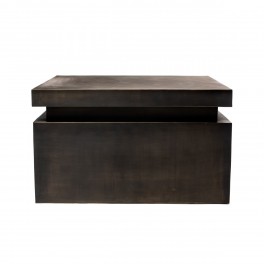 COFFEE TABLE, TARNISHED BRASS, NOCTURNALS COFFEE TABLE, TARNISHED BRASS, NOCTURNALS