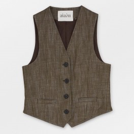 GILET TAILORED DEMIN VEST, AIAYU 