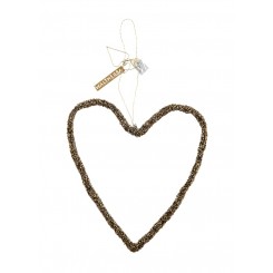 HEART BEAD, GOLD