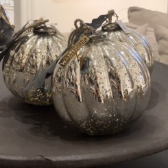 PUMPKIN BALL, ANTIK SILVER